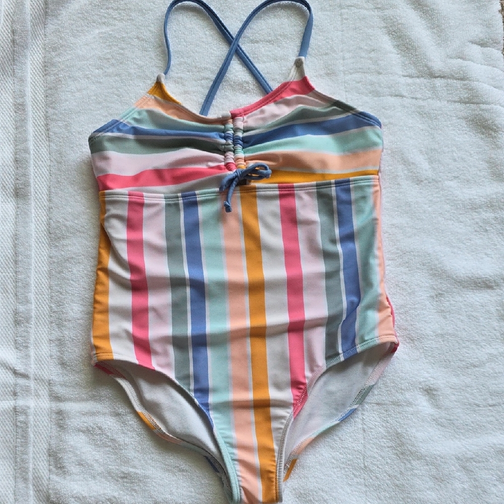Wonder Nation Multicolor Striped Kids Swimwear